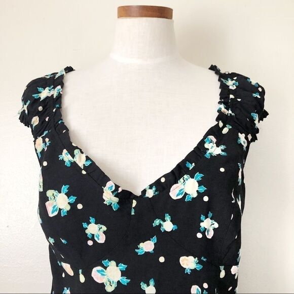 Free People Like A Lady Scoop Neck Mini dress LG - Picture 2 of 8